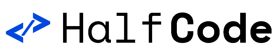 Black - Website - Half Code Logo
