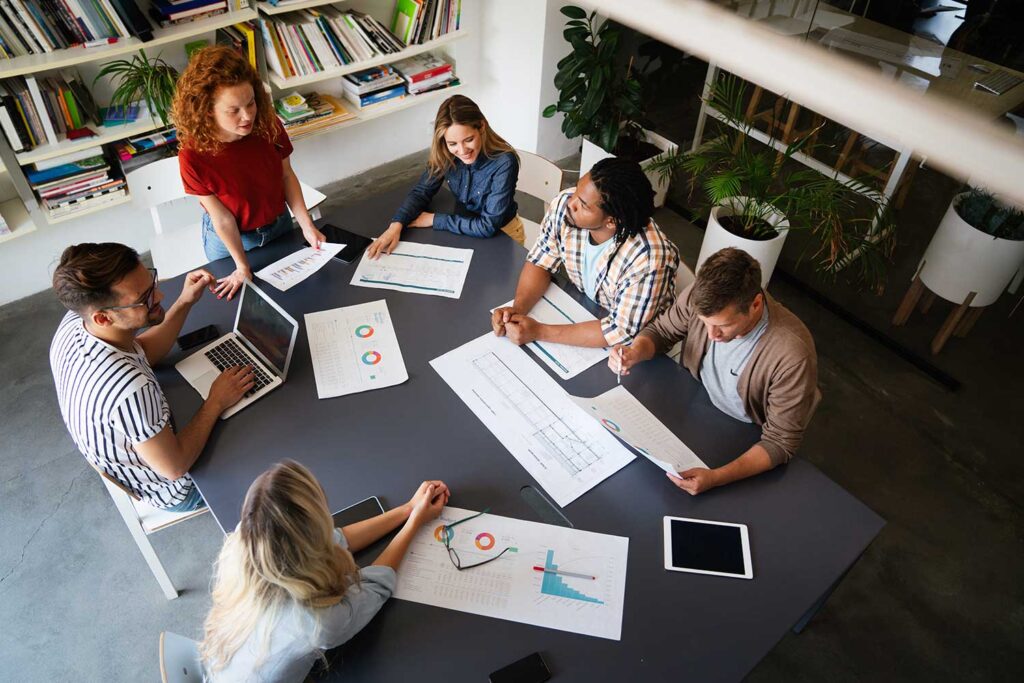 collaborative process of multicultural skilled peo 5EHBQRG